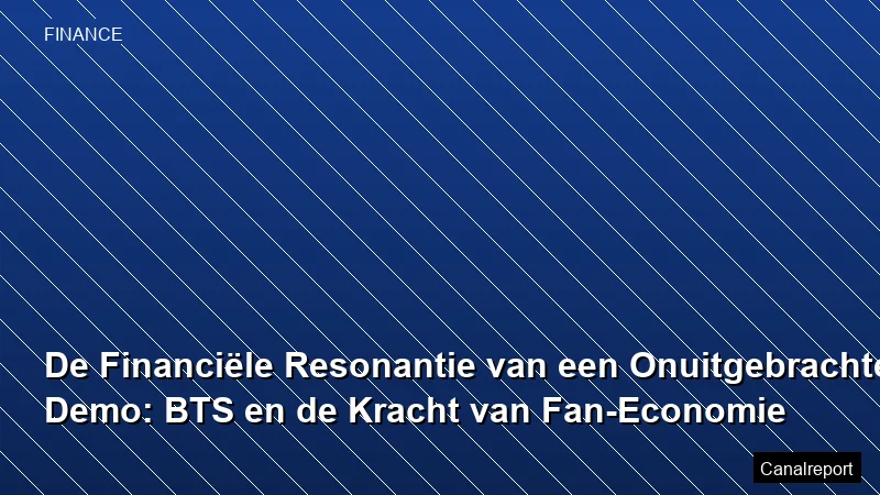 De Financiële Resonantie van een Onuitgebrachte Demo: BTS en de Kracht van Fan-Economie